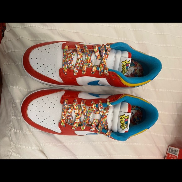 Nike Dunk Low QS Fruity Pebbles 9.5 Lebron James shoes sneakers - Picture 3 of 7